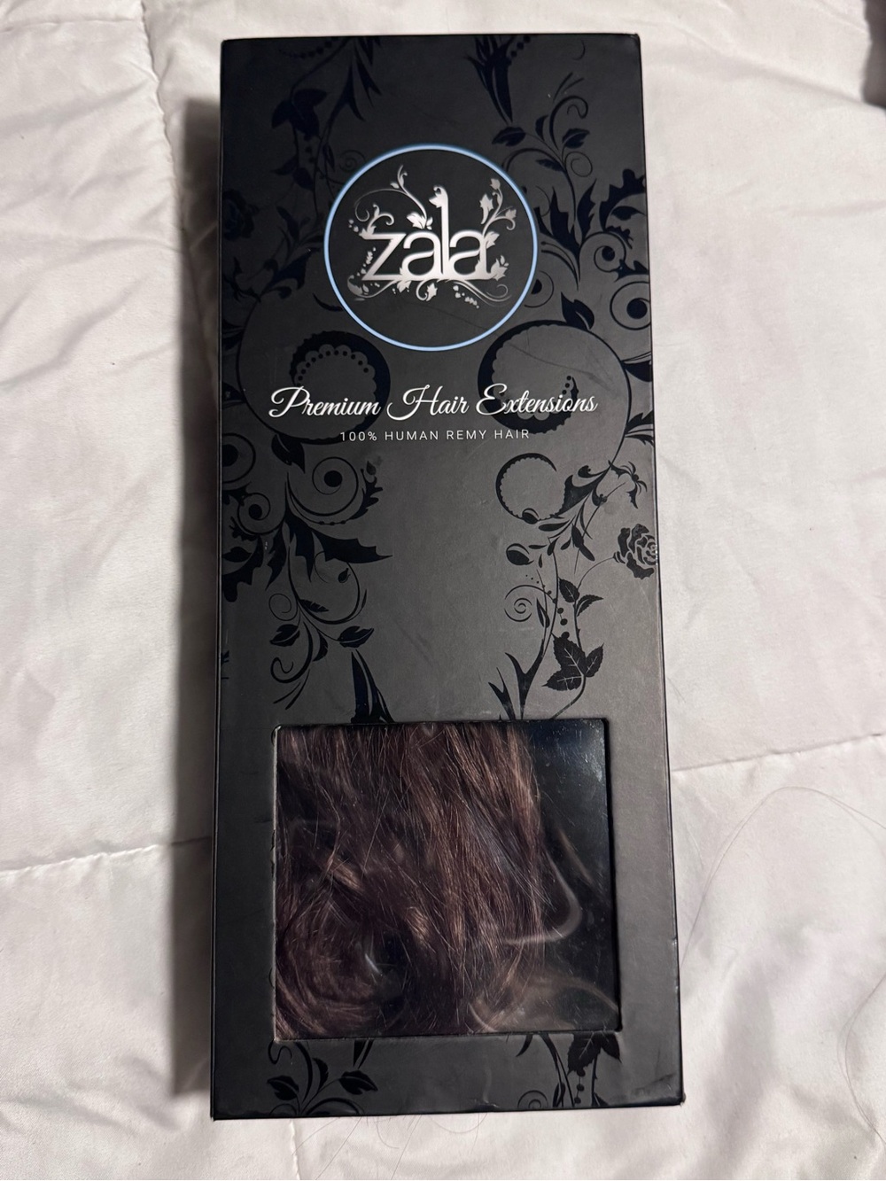Zala Premium Human Hair clip in Extensions - Chestnut Mocah Brown Remy 18”